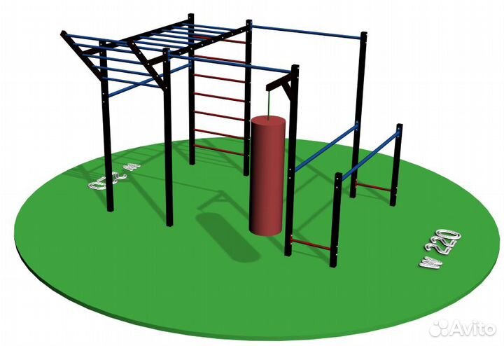 Спортивная площадка воркаут от производителя