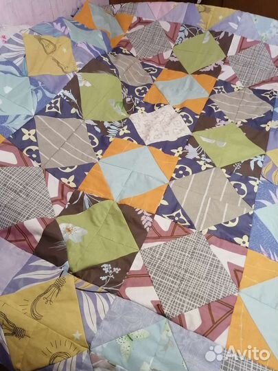 Лоскутное покрывало / пододеяльник печворк