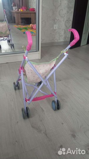 Коляска трость для кукол