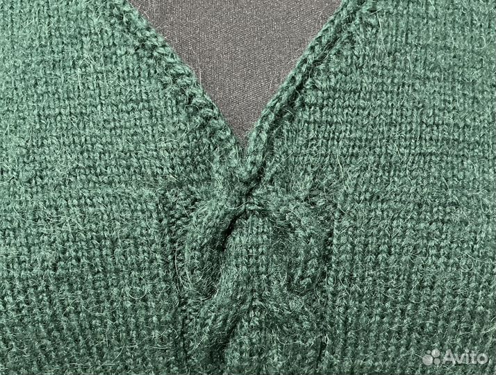 Недовяз свитер жилет из мохера