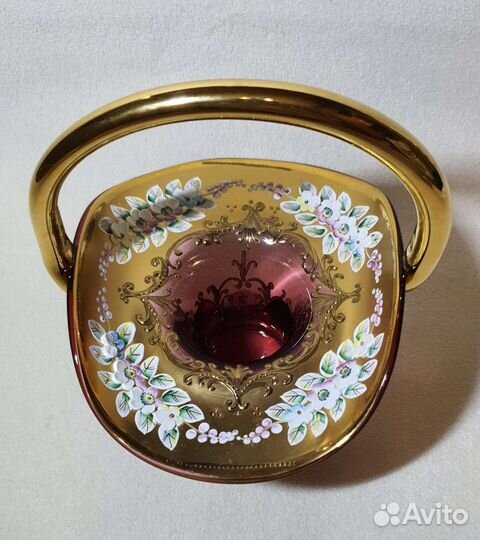 Корзинка (конфетница ). Чехия, Богемия