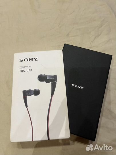 Наушники - гарнитура sony XBA-A1AP
