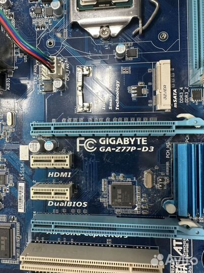 Материнская плата gigabyte ga-z77p-d3 rev 1.1