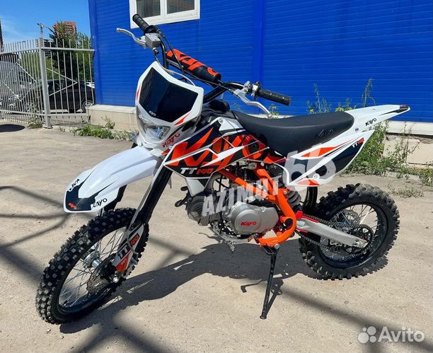 Питбайк Kayo Basic TT140, электростартер