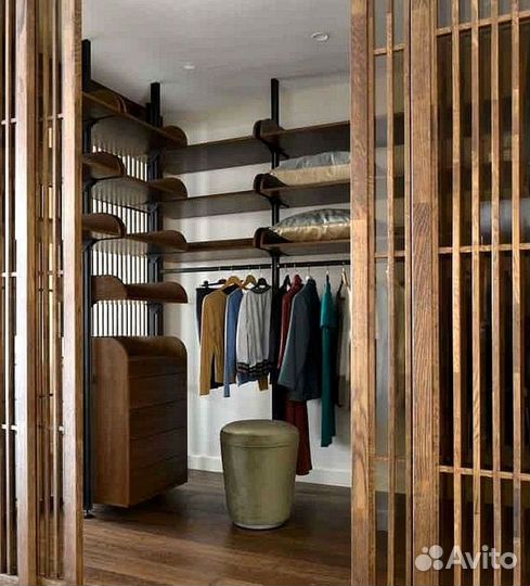 Раздвижная реечная дверь