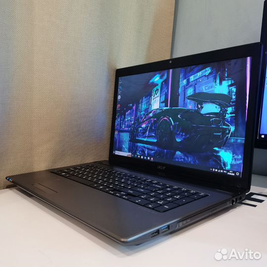 Нотбук Acer 17.3 SSD/HDD RAM12GB intel 2.5GHZ