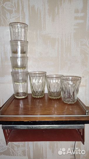 Стаканы гранëные СССР