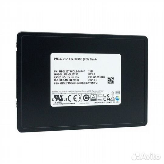 SSD Samsung pm9a3 u.2 3.84tb