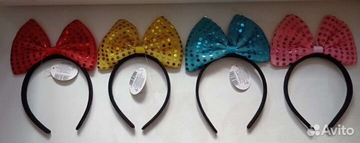 Ободки для волос новые, разные
