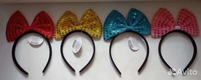 Ободки для волос новые, разные