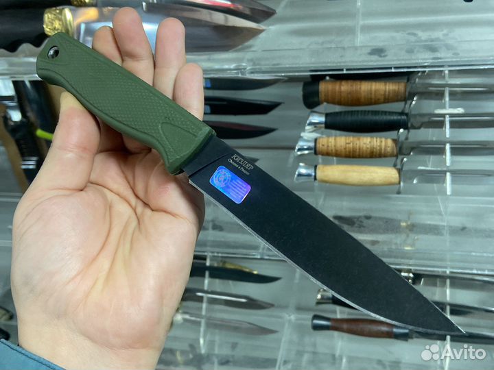 Кизлярский Нож Отус (Aus-8,ножны платик)