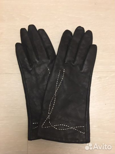 Перчатки кожаные