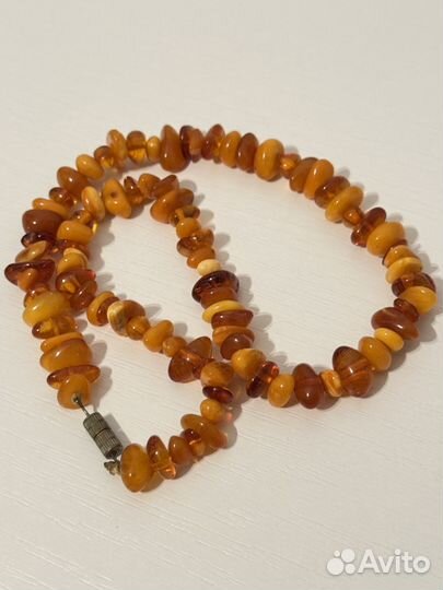 Винтажные Бусы из натурального Янтаря СССР