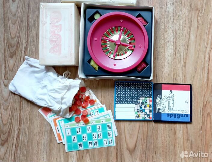 Лото СССР, игра Рулетка карусель СССР