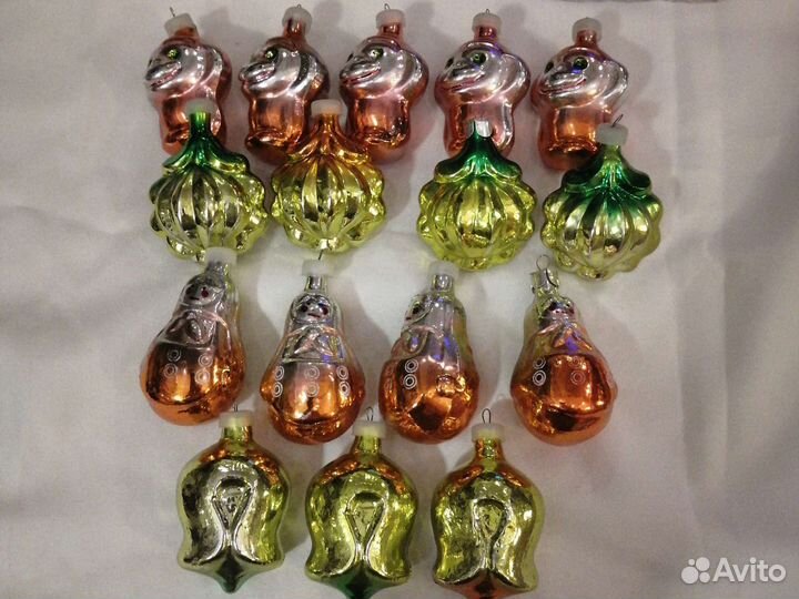 Елочные игрушки СССР