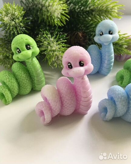 Мыло ручной работы,змея