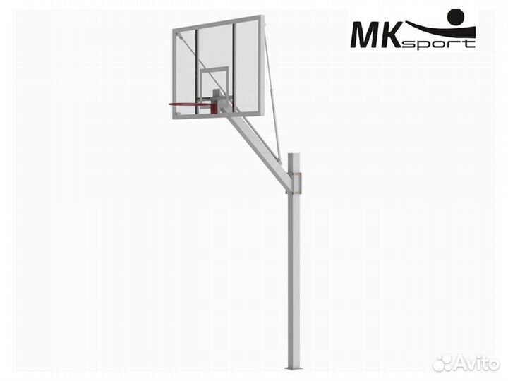Уличная баскетбольная стойка (финская)