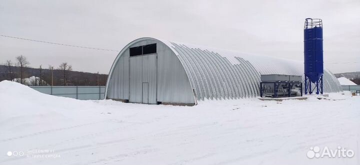 Строительство бескаркасных ангаров под ключ