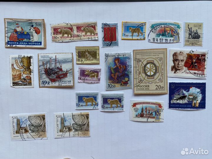 Марки россыпь