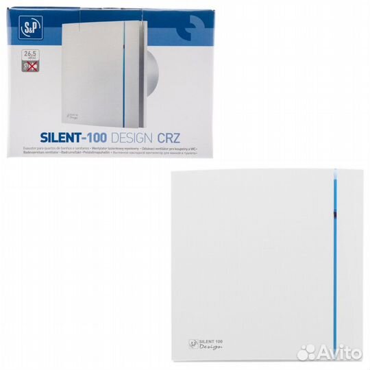 Вентилятор вытяжной Soler Palau silent-100 CRZ DES