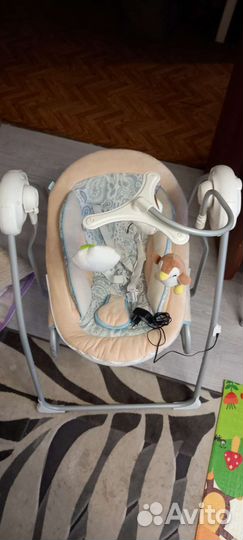 Детские качели шезлонг