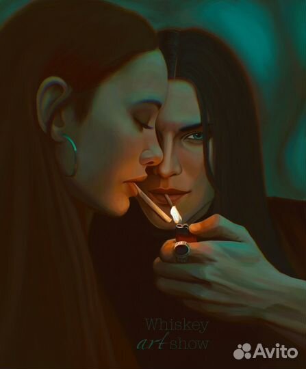 Иллюстрации/ Портреты/ Стикеры/ Бьюти-аватарки