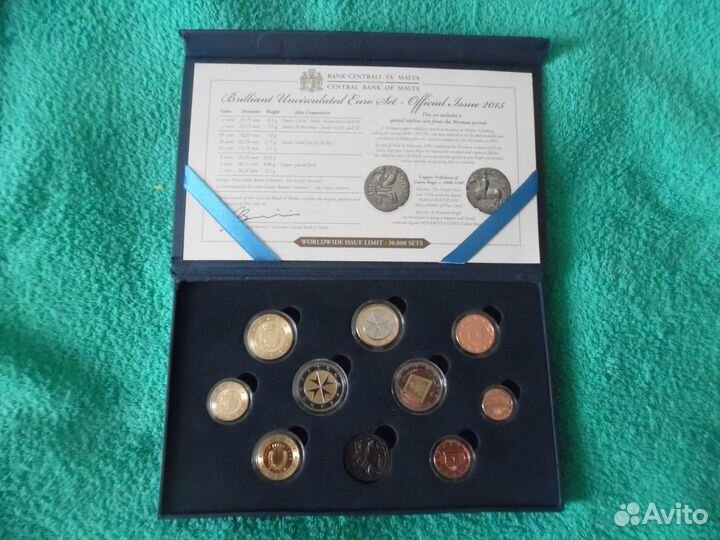 Монеты мальта сувенирный набор