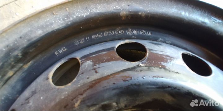 Диски штамп на Киа Рио оригинал