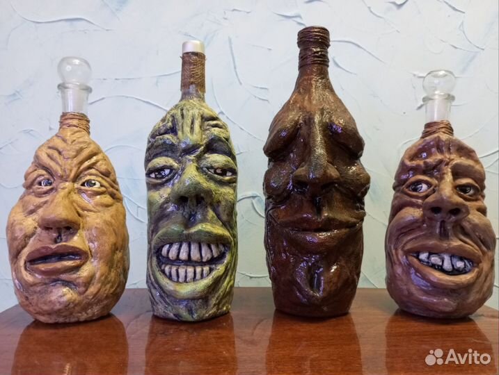 Бутылки декоративные