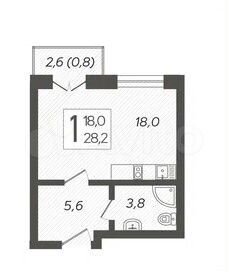 Квартира-студия, 27,4 м², 3/12 эт.