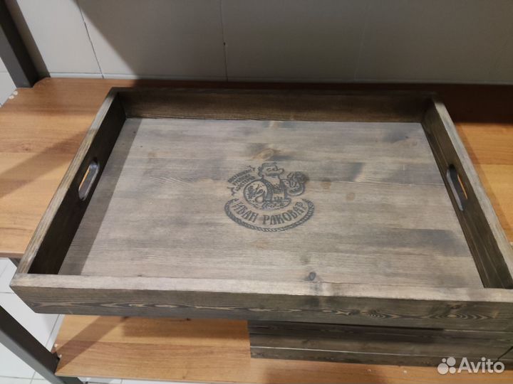 Поднос деревянный