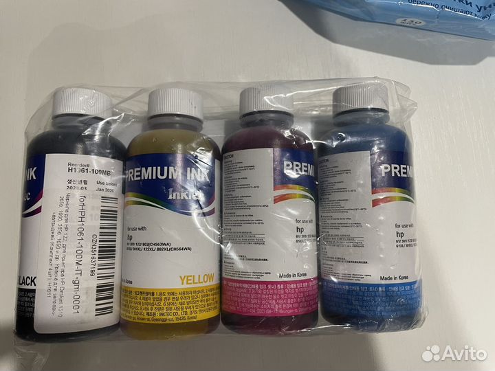Краска для картриджей hp
