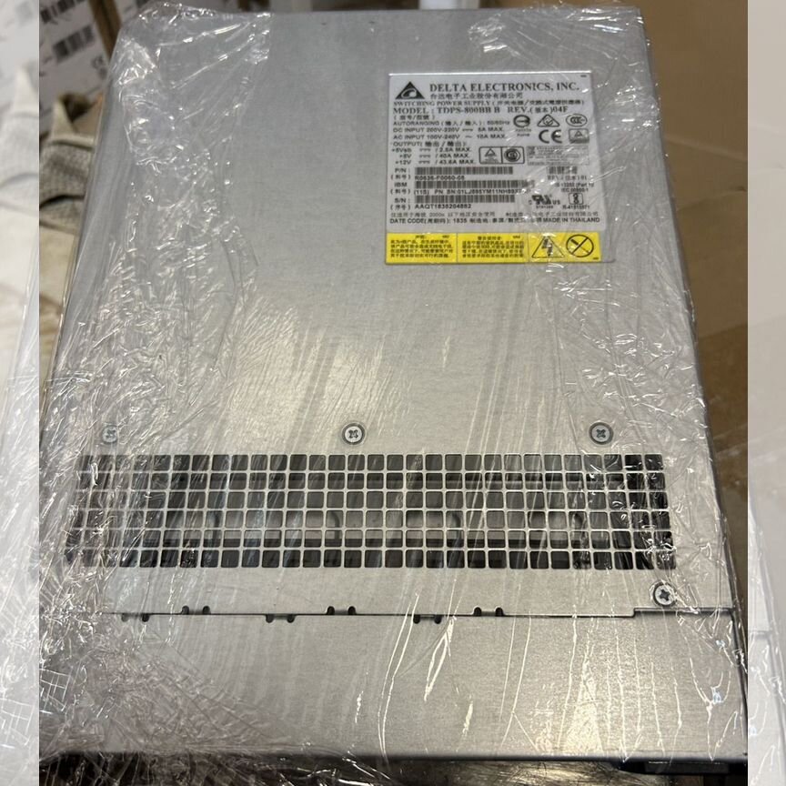 [TDPS-800] Блок Питания Ibm 800wbb 01lj896 V7000 G2