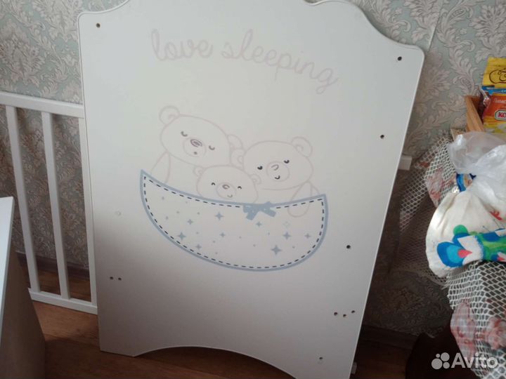 Детская кровать маятник поперечный