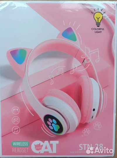 Беспроводные наушники новые детские