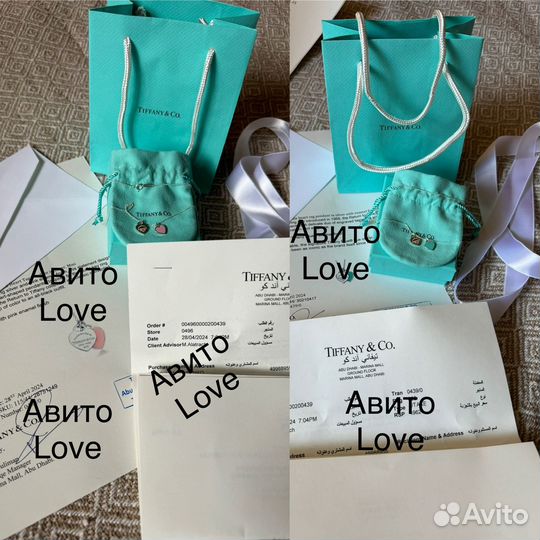 Подвеска Tiffany Heart оригинал новая с бутика