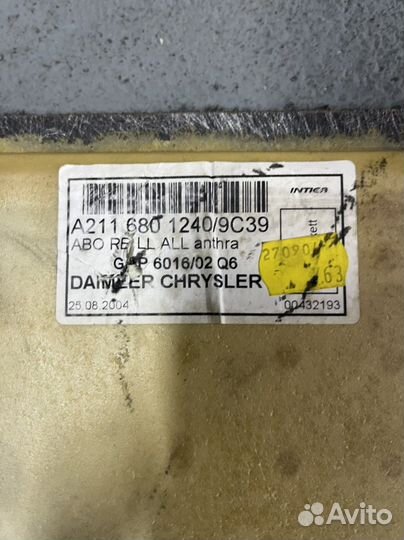 Ковролин передний правый w211 4matic