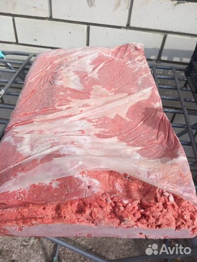 Фарш куриный и говяжий с мелкими костями