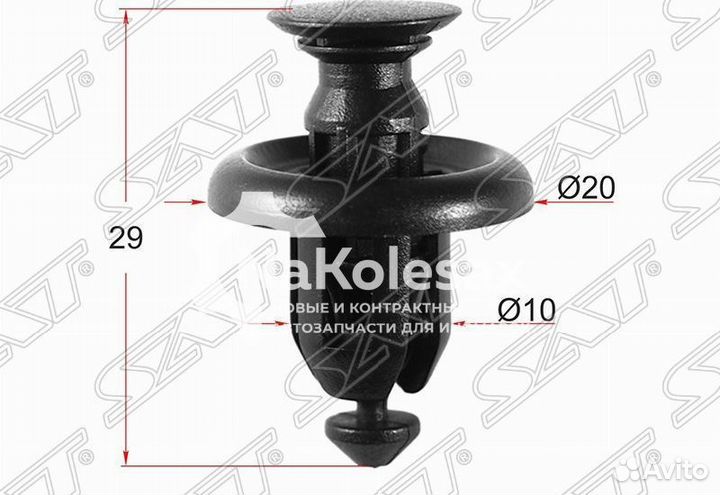 Клипса крепежная toyota/lexus (1 шт.)