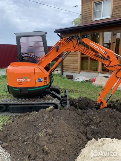 Мини-экскаватор Hitachi EX30UR-2, 2014