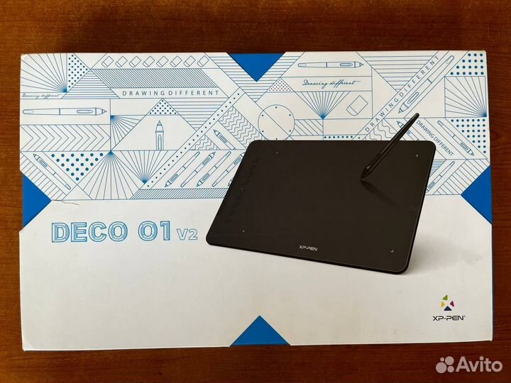 Графический планшет XPPen Deco 01 V2