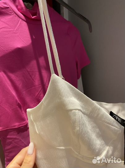 Zara боди белое размер S новое
