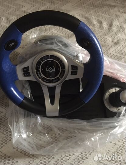 Руль для пк с коробкой передач и педалями