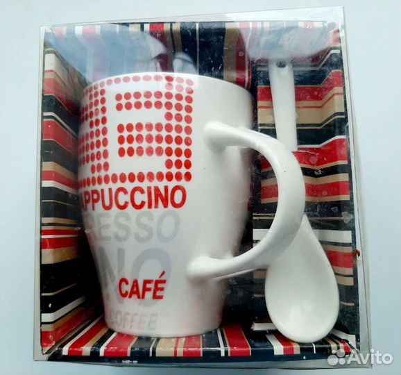 Кружка с ложкой в наборе