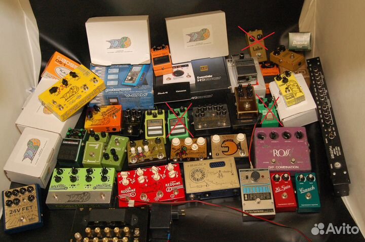 Гитарные педали эффекты Винтаж и Бутик