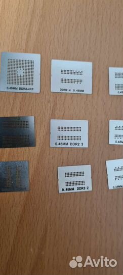 Новый Набор трафаретов 12 штук для реболла памяти