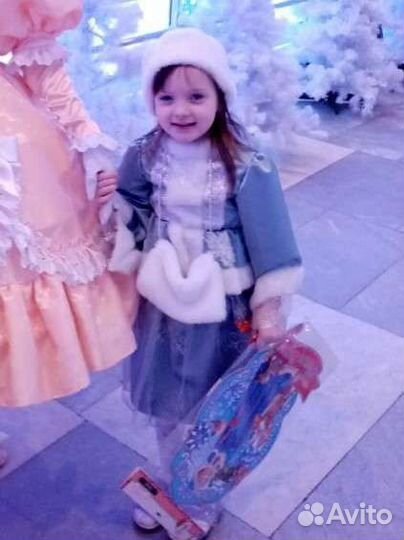 Костюм снегурочки детский