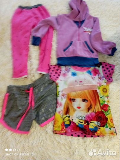 Одежда для девочки 3-5 лет