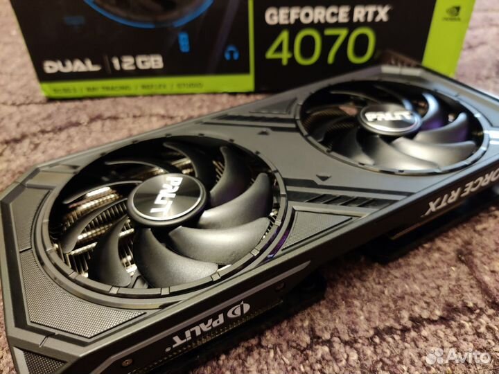 Palit RTX 4070 12gb в идеальном состоянии