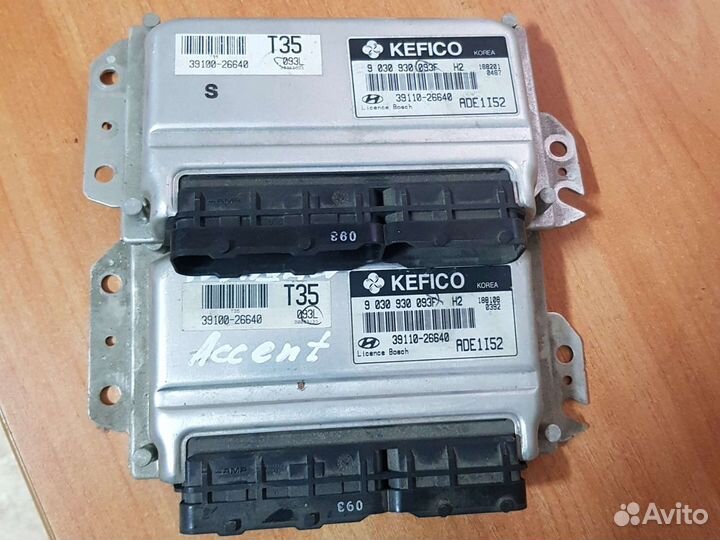 Блок управления двигателем Акцент